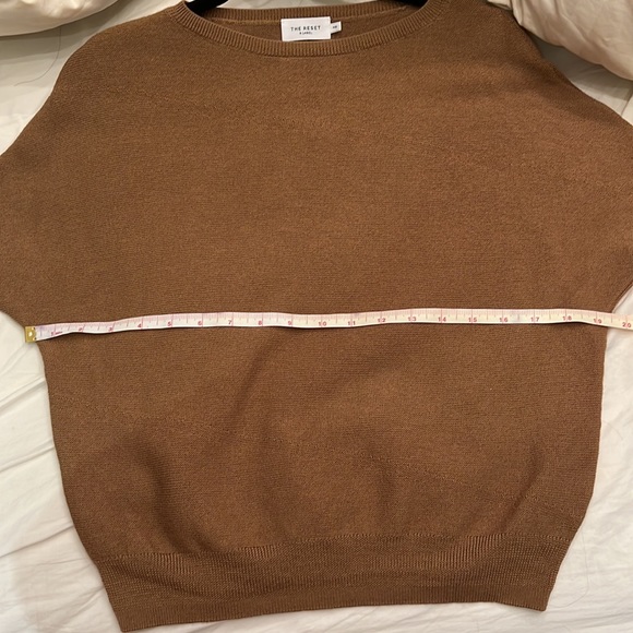 The Reset Merino Wool ESSENTIAL PULLOVER in Fawn color - Picture 4 of 6